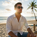 Óculos de Sol Aviador Masculino Carbono